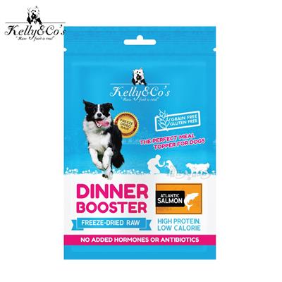 Kelly & Co s Dinner Booster Freeze-Dried Topper ผงโรยอาหาร สำหรับสุนัขกินยาก (50g) (แซลมอน, อกไก่, ตับหมู, ตับวัว, ไก่&ตับวัว, แซลมอน&ไก่)